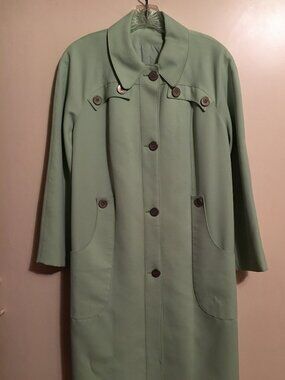 Vintage RAINCOAT Outer Banks by Jerold Women's Women's (M) • Green • 1960s